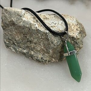 Green Aventurine Pendant Necklace